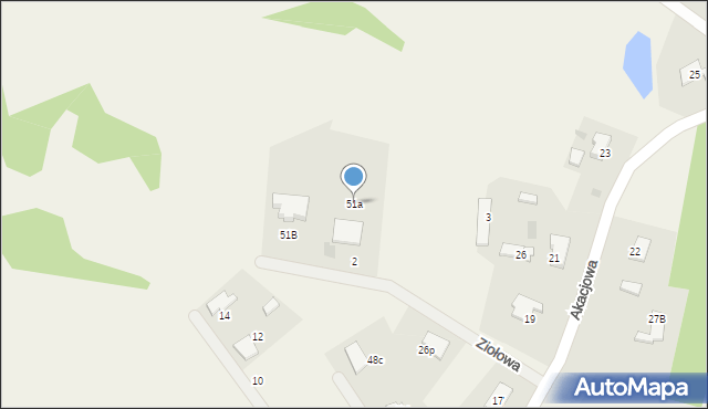 Józefowo, Józefowo, 51a, mapa Józefowo