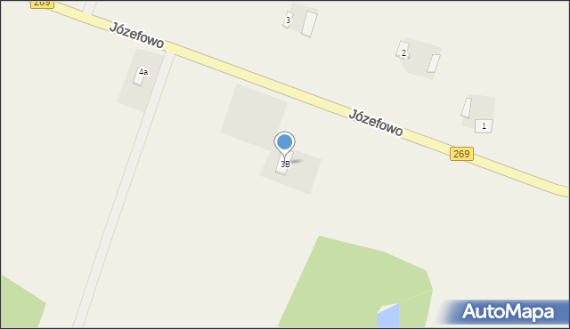 Józefowo, Józefowo, 3B, mapa Józefowo