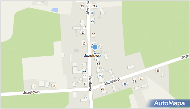 Józefowo, Józefowo, 32, mapa Józefowo
