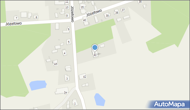 Józefowo, Józefowo, 41, mapa Józefowo