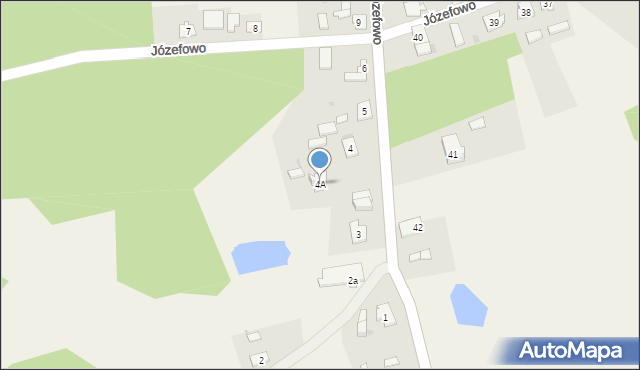 Józefowo, Józefowo, 4A, mapa Józefowo