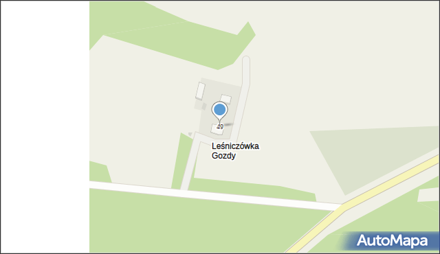 Jóźwików, Jóźwików, 49, mapa Jóźwików