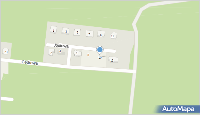 Karczowiska, Jodłowa, 10, mapa Karczowiska