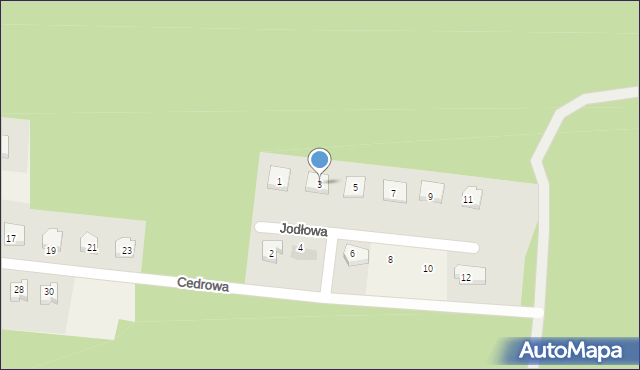 Karczowiska, Jodłowa, 3, mapa Karczowiska