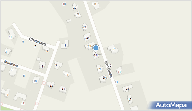 Kicin, Jonschera, 24c, mapa Kicin