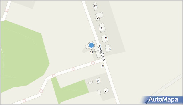 Kicin, Jonschera, 28, mapa Kicin