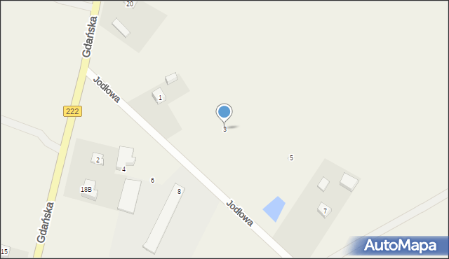 Kleszczewo, Jodłowa, 3, mapa Kleszczewo