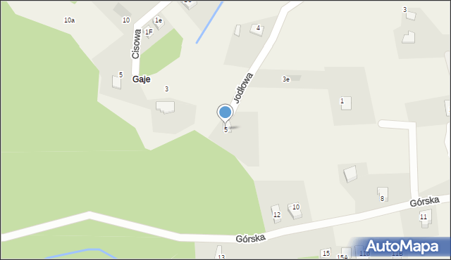 Kobiernice, Jodłowa, 5, mapa Kobiernice