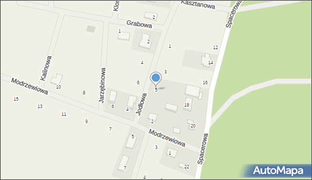 Kobylarnia, Jodłowa, 5, mapa Kobylarnia