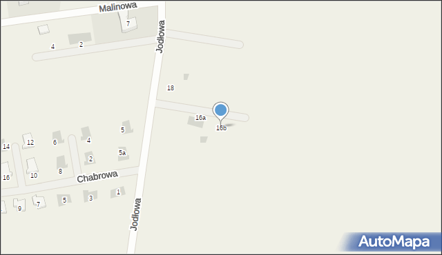 Konarzew, Jodłowa, 16b, mapa Konarzew