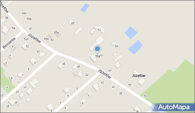 Konstantynów Łódzki, Józefów, 59a, mapa Konstantynów Łódzki