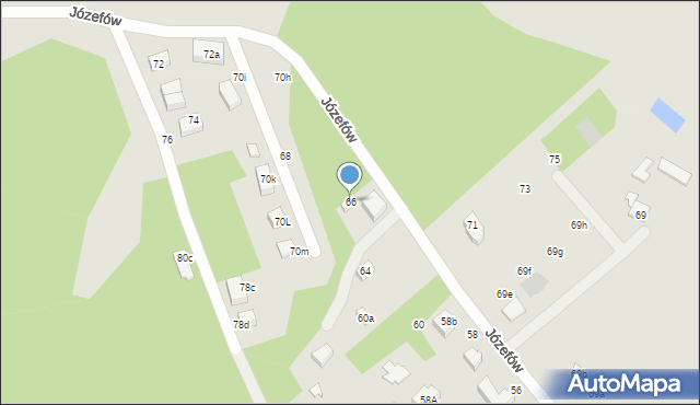 Konstantynów Łódzki, Józefów, 66, mapa Konstantynów Łódzki