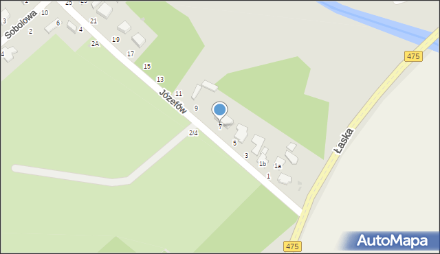 Konstantynów Łódzki, Józefów, 7, mapa Konstantynów Łódzki