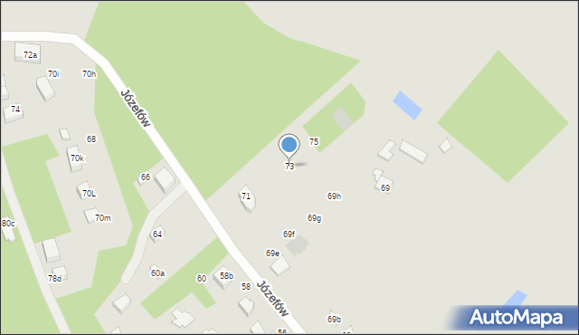 Konstantynów Łódzki, Józefów, 73, mapa Konstantynów Łódzki