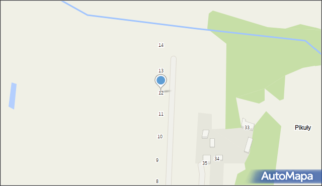 Kopaniny, Jodłowa, 12, mapa Kopaniny