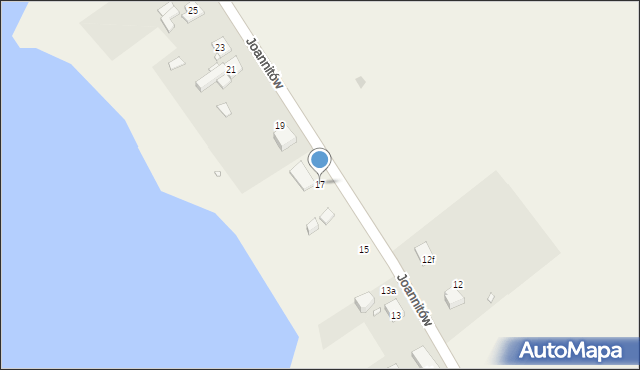 Korytowo, Joannitów, 17, mapa Korytowo