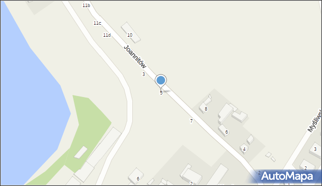 Korytowo, Joannitów, 5, mapa Korytowo