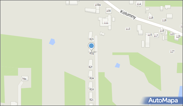 Łódź, Józefów, 82g, mapa Łodzi