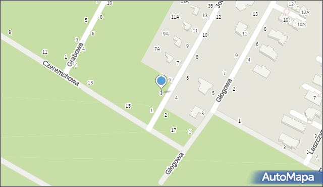 Magdalenka, Jodłowa, 3, mapa Magdalenka