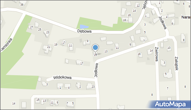 Narama, Jodłowa, 15, mapa Narama