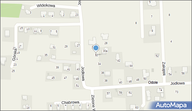 Narama, Jodłowa, 32, mapa Narama