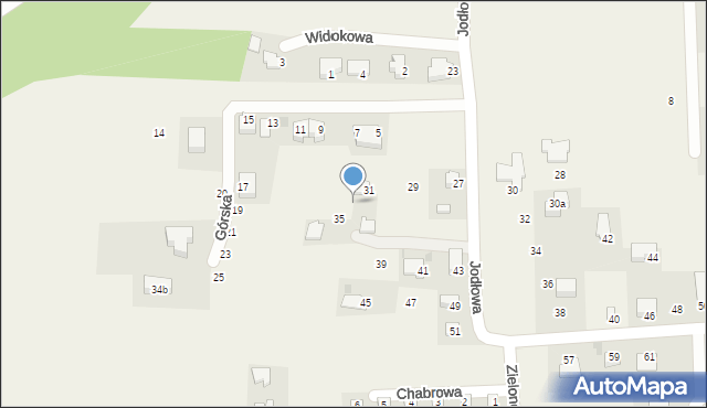 Narama, Jodłowa, 33, mapa Narama