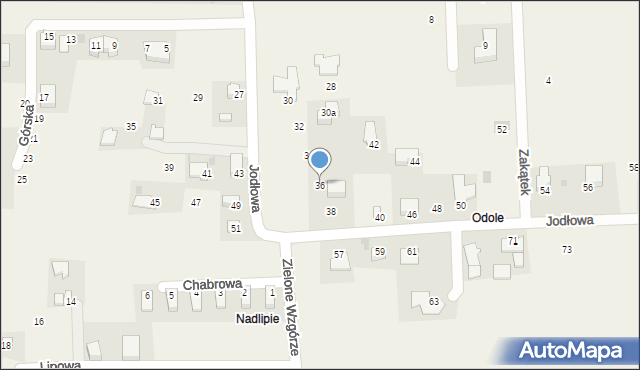 Narama, Jodłowa, 36, mapa Narama
