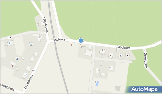 Nowa Wieś Wielka, Jodłowa, 2, mapa Nowa Wieś Wielka