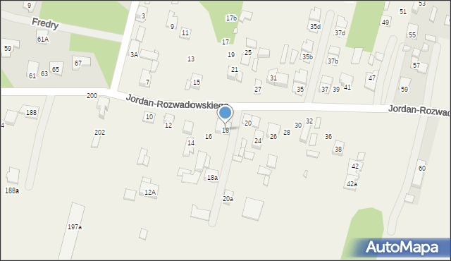 Ossów, Jordan-Rozwadowskiego, gen., 18, mapa Ossów