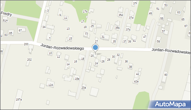 Ossów, Jordan-Rozwadowskiego, gen., 22, mapa Ossów