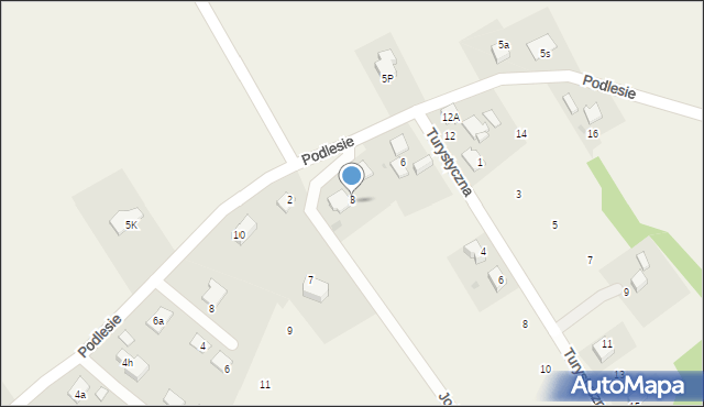 Pielgrzymowice, Jodłowa, 3, mapa Pielgrzymowice