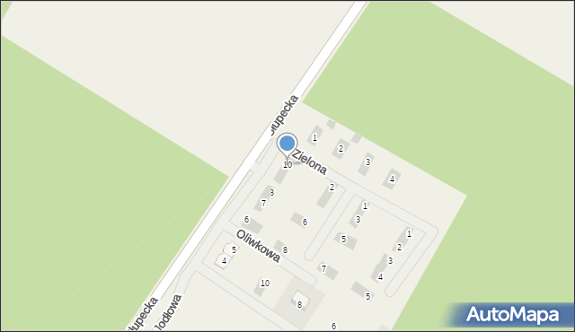 Piotrowice, Jodłowa, 10, mapa Piotrowice