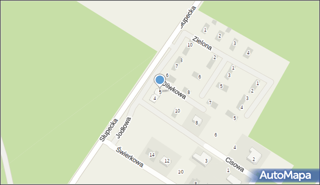Piotrowice, Jodłowa, 5, mapa Piotrowice