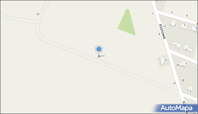 Pławna, Jodłowa, 30, mapa Pławna