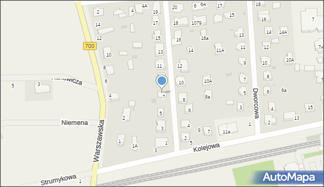 Płochocin, Józefowska, 7A, mapa Płochocin