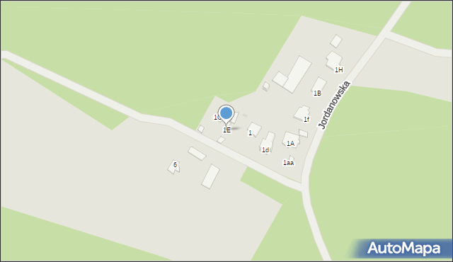 Płock, Jordanowska, 1E, mapa Płock