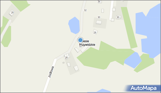 Pomlewo, Jodłowa, 22, mapa Pomlewo