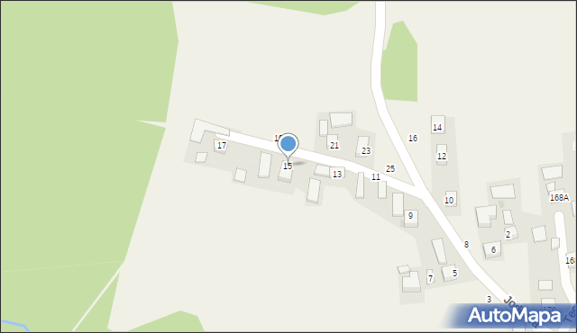 Poręba Spytkowska, Jodłowa, 15, mapa Poręba Spytkowska