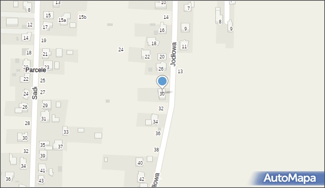 Przecieszyn, Jodłowa, 30, mapa Przecieszyn