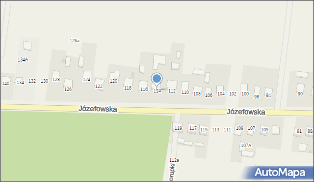 Rogóźno, Józefowska, 114, mapa Rogóźno