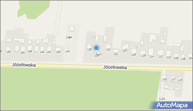 Rogóźno, Józefowska, 126, mapa Rogóźno