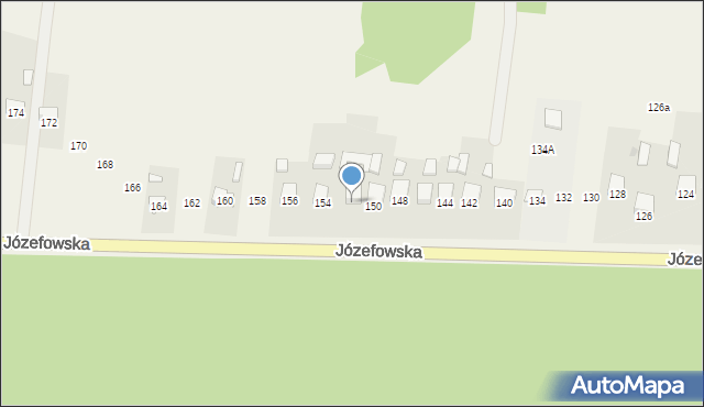Rogóźno, Józefowska, 152, mapa Rogóźno