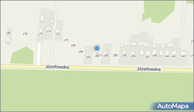 Rogóźno, Józefowska, 162, mapa Rogóźno