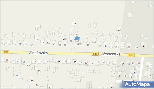 Rogóźno, Józefowska, 16A, mapa Rogóźno