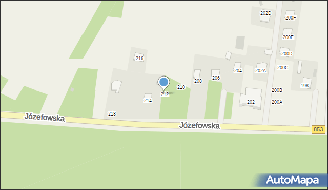 Rogóźno, Józefowska, 212, mapa Rogóźno