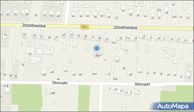 Rogóźno, Józefowska, 35A, mapa Rogóźno