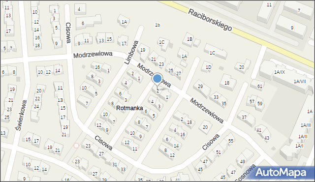 Rotmanka, Jodłowa, 2, mapa Rotmanka