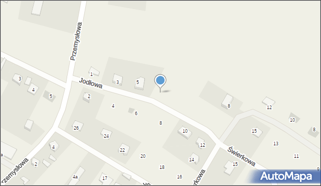 Samborowo, Jodłowa, 7, mapa Samborowo