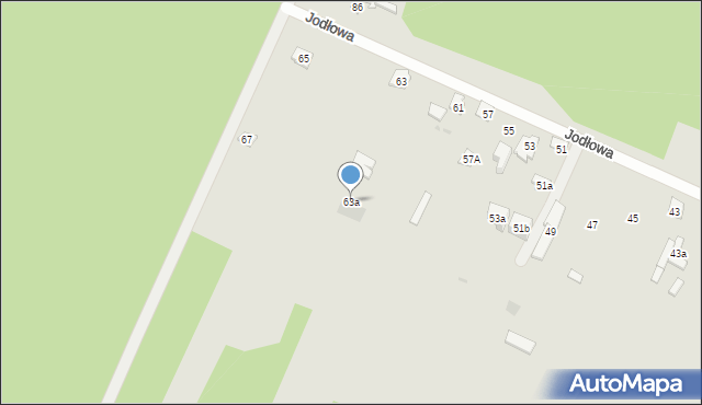 Skarżysko-Kamienna, Jodłowa, 63a, mapa Skarżysko-Kamienna