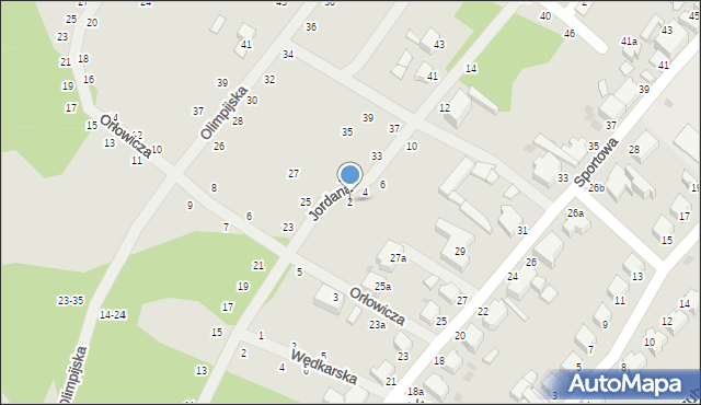 Słupsk, Jordana Henryka, 2, mapa Słupska